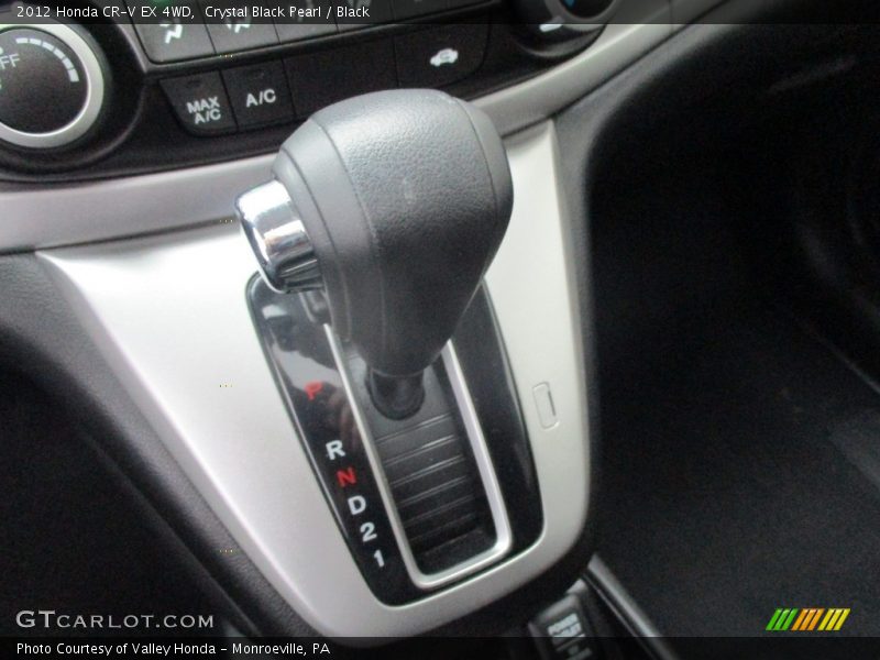 Crystal Black Pearl / Black 2012 Honda CR-V EX 4WD
