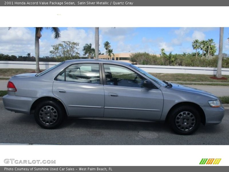 Satin Silver Metallic / Quartz Gray 2001 Honda Accord Value Package Sedan