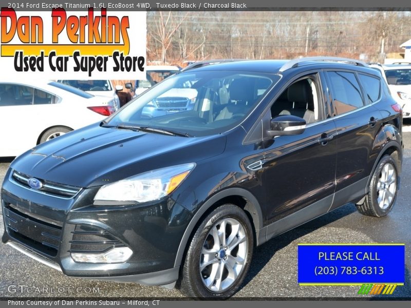 Tuxedo Black / Charcoal Black 2014 Ford Escape Titanium 1.6L EcoBoost 4WD