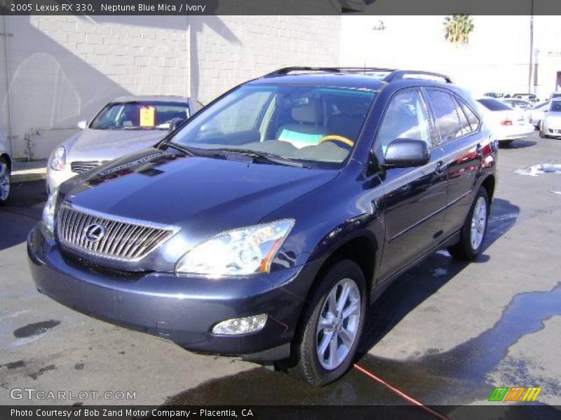 Neptune Blue Mica / Ivory 2005 Lexus RX 330