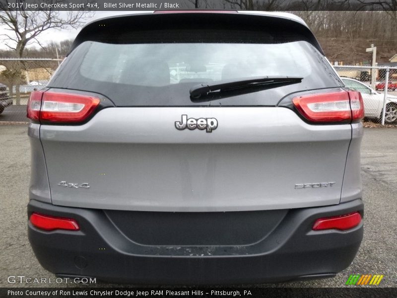 Billet Silver Metallic / Black 2017 Jeep Cherokee Sport 4x4