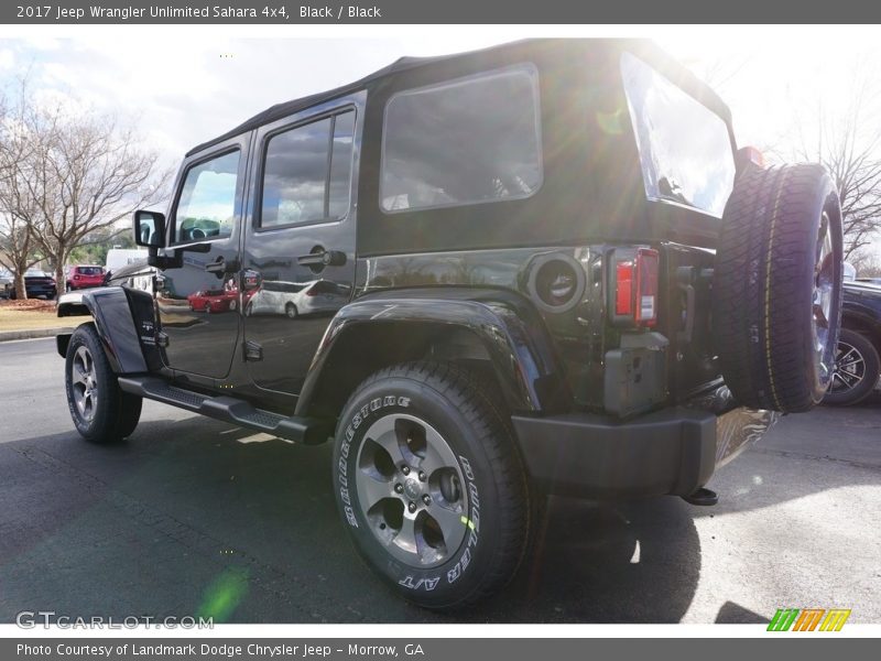 Black / Black 2017 Jeep Wrangler Unlimited Sahara 4x4