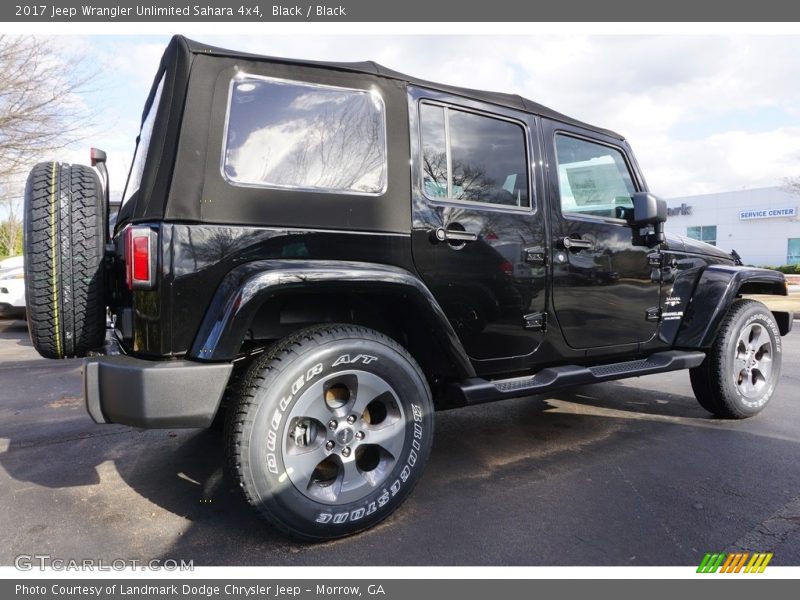 Black / Black 2017 Jeep Wrangler Unlimited Sahara 4x4
