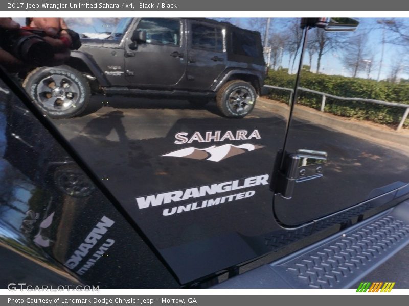 Black / Black 2017 Jeep Wrangler Unlimited Sahara 4x4