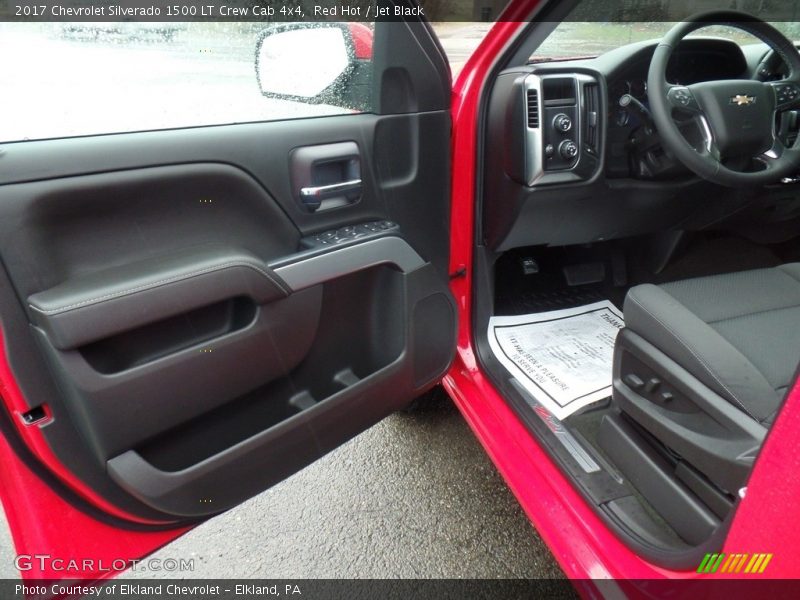 Red Hot / Jet Black 2017 Chevrolet Silverado 1500 LT Crew Cab 4x4
