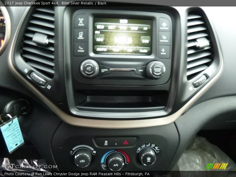 Billet Silver Metallic / Black 2017 Jeep Cherokee Sport 4x4