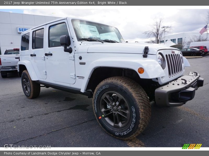 Bright White / Black 2017 Jeep Wrangler Unlimited 75th Anniversary Edition 4x4