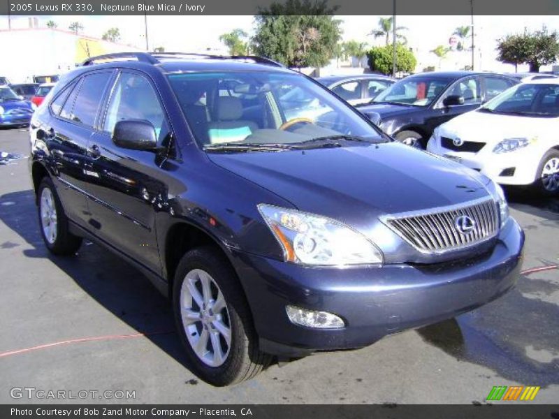 Neptune Blue Mica / Ivory 2005 Lexus RX 330