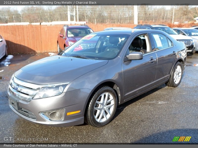 Sterling Grey Metallic / Charcoal Black 2012 Ford Fusion SEL V6