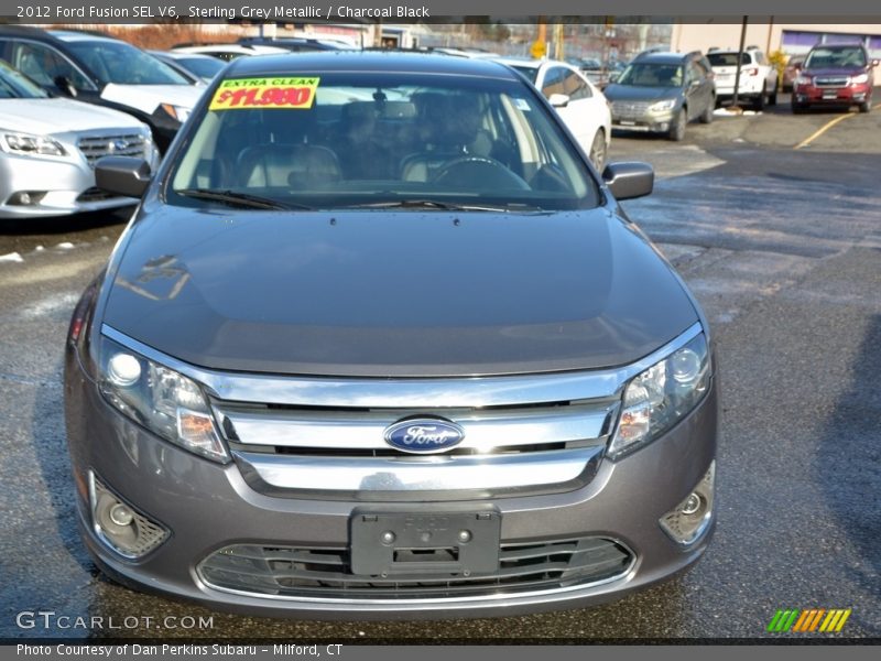Sterling Grey Metallic / Charcoal Black 2012 Ford Fusion SEL V6
