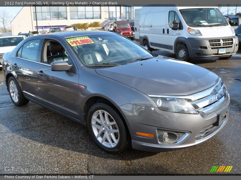 Sterling Grey Metallic / Charcoal Black 2012 Ford Fusion SEL V6