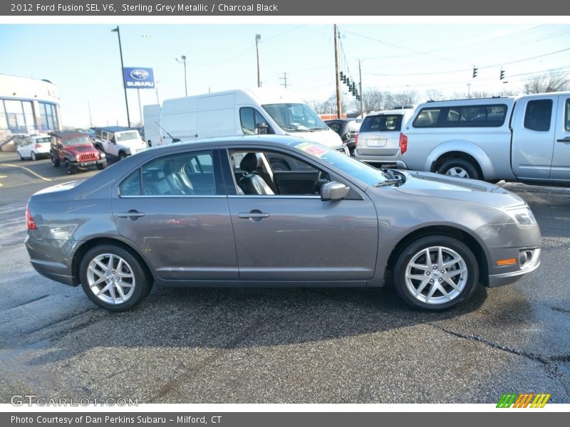 Sterling Grey Metallic / Charcoal Black 2012 Ford Fusion SEL V6