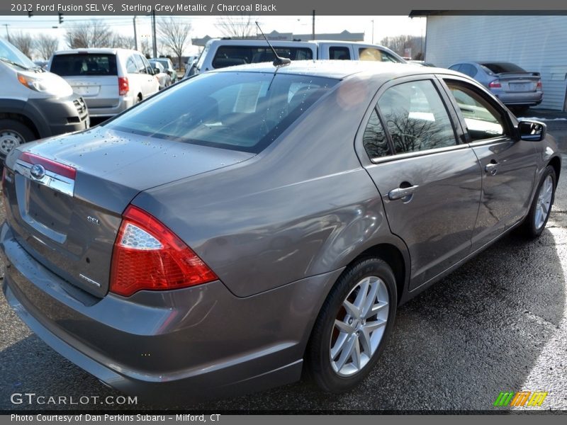 Sterling Grey Metallic / Charcoal Black 2012 Ford Fusion SEL V6