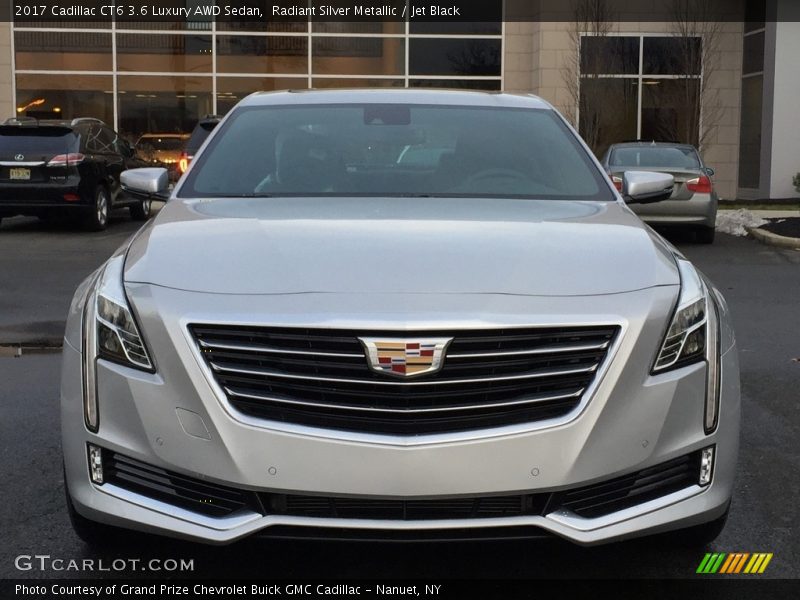 Radiant Silver Metallic / Jet Black 2017 Cadillac CT6 3.6 Luxury AWD Sedan