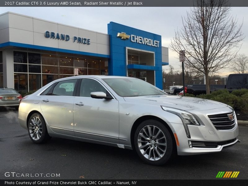 Radiant Silver Metallic / Jet Black 2017 Cadillac CT6 3.6 Luxury AWD Sedan