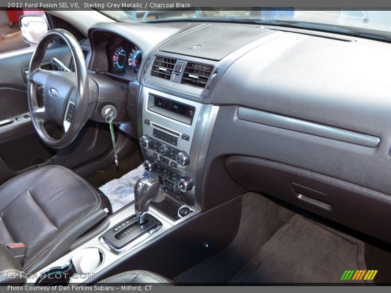Sterling Grey Metallic / Charcoal Black 2012 Ford Fusion SEL V6