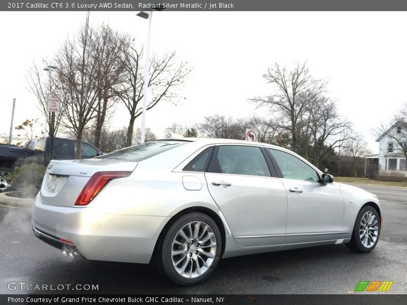 Radiant Silver Metallic / Jet Black 2017 Cadillac CT6 3.6 Luxury AWD Sedan