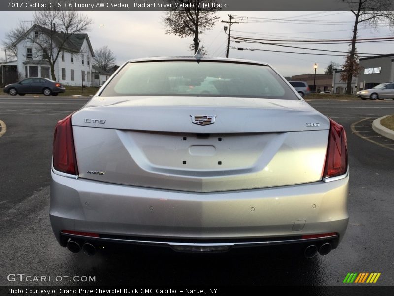 Radiant Silver Metallic / Jet Black 2017 Cadillac CT6 3.6 Luxury AWD Sedan