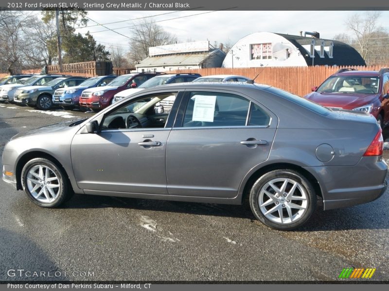 Sterling Grey Metallic / Charcoal Black 2012 Ford Fusion SEL V6