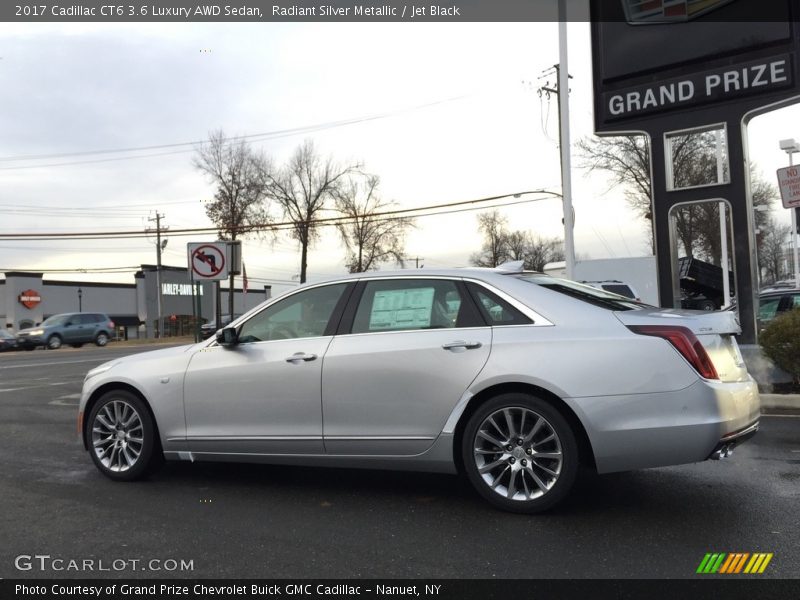 Radiant Silver Metallic / Jet Black 2017 Cadillac CT6 3.6 Luxury AWD Sedan