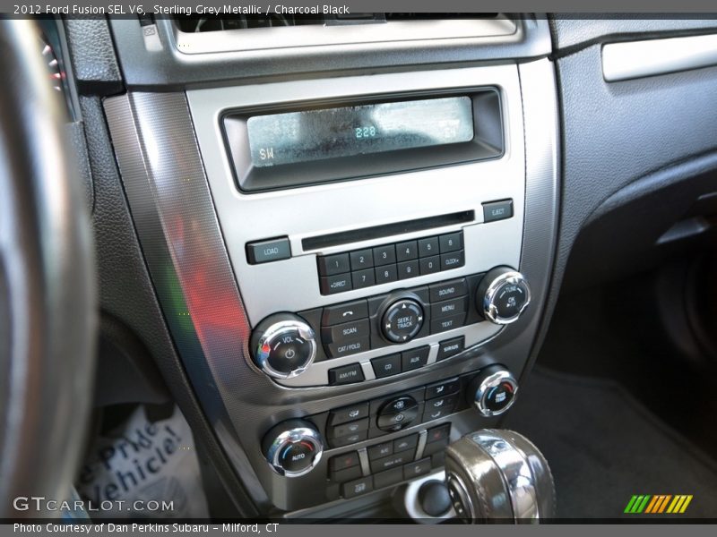 Sterling Grey Metallic / Charcoal Black 2012 Ford Fusion SEL V6