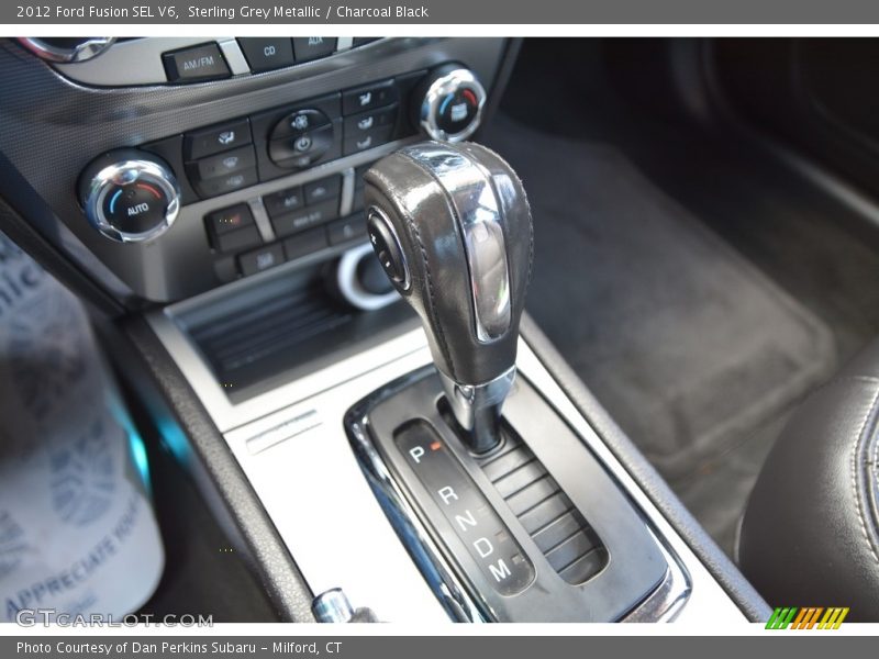 Sterling Grey Metallic / Charcoal Black 2012 Ford Fusion SEL V6