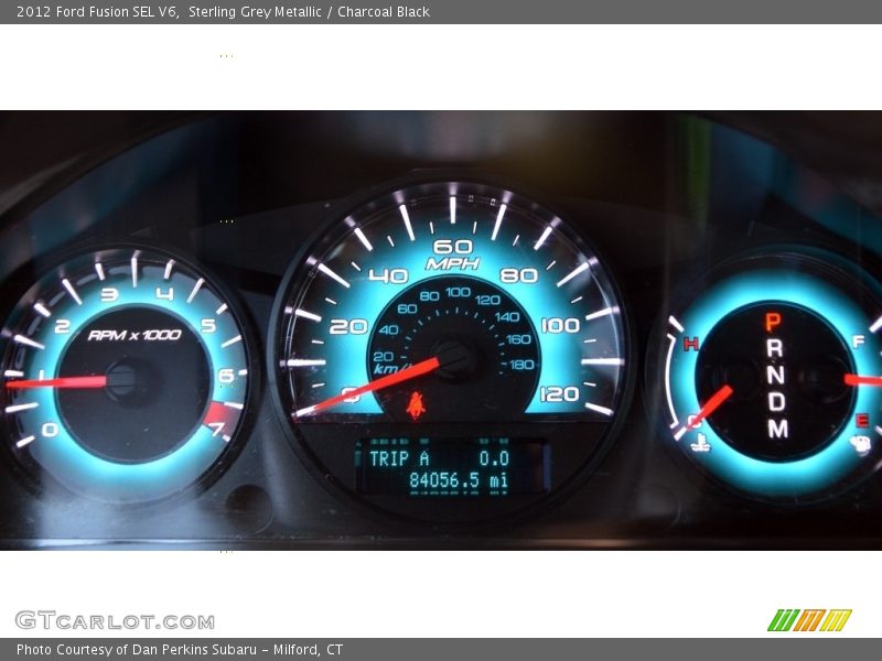 Sterling Grey Metallic / Charcoal Black 2012 Ford Fusion SEL V6