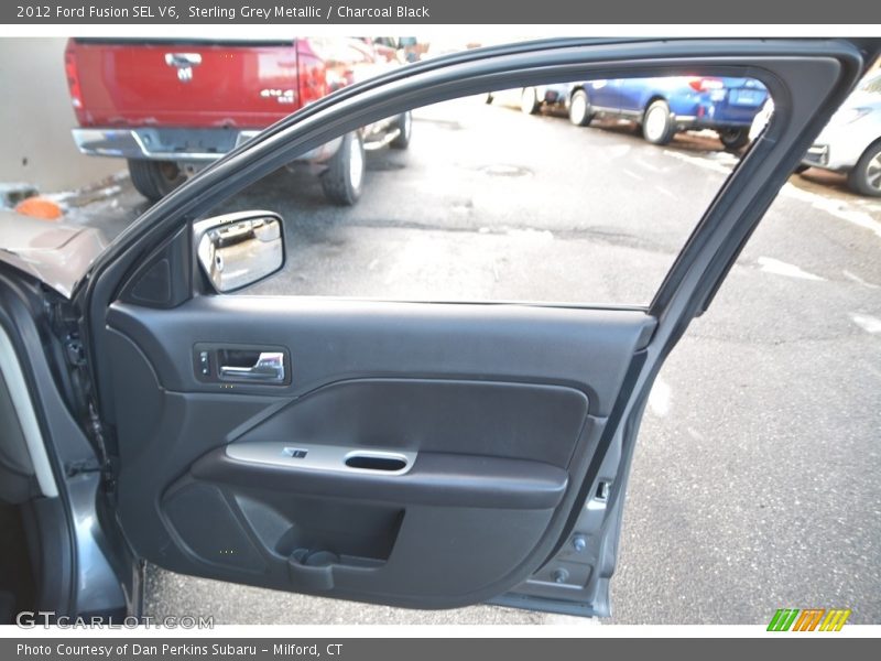 Sterling Grey Metallic / Charcoal Black 2012 Ford Fusion SEL V6