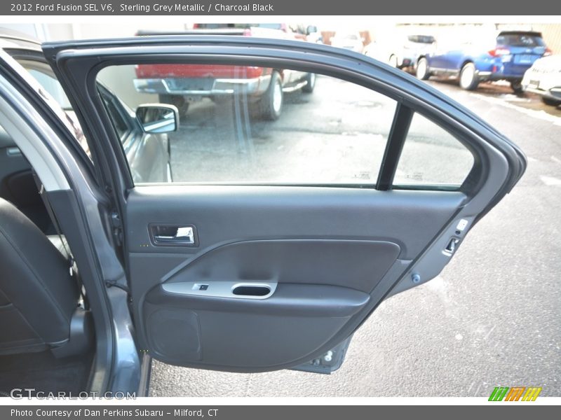 Sterling Grey Metallic / Charcoal Black 2012 Ford Fusion SEL V6