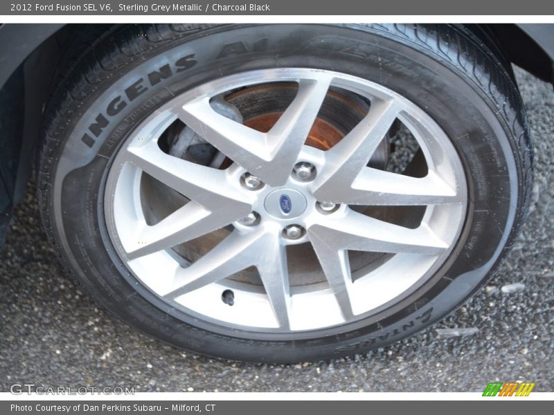 Sterling Grey Metallic / Charcoal Black 2012 Ford Fusion SEL V6
