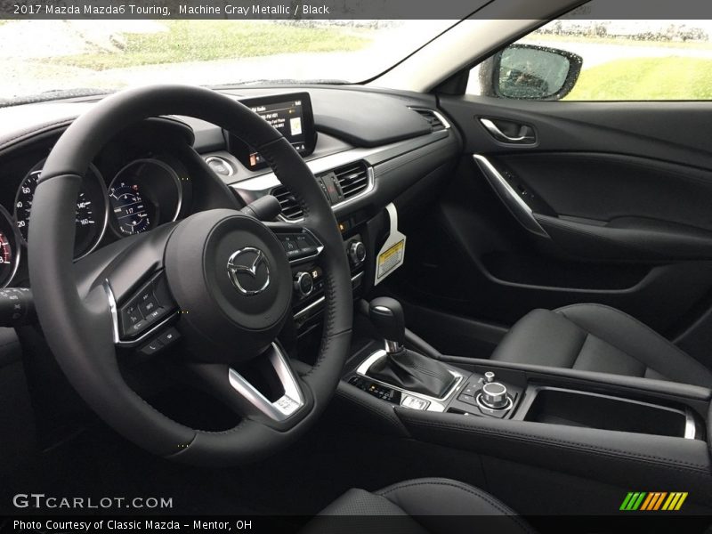 Machine Gray Metallic / Black 2017 Mazda Mazda6 Touring