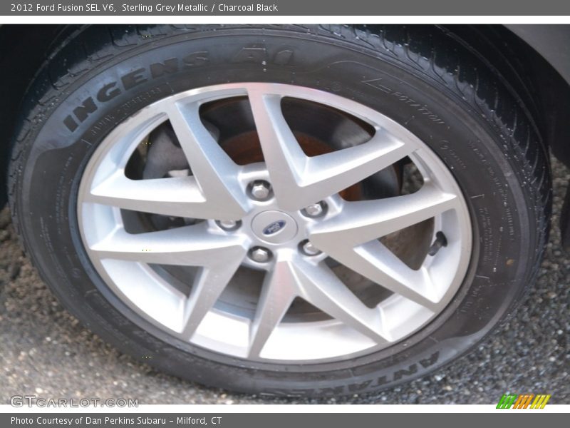 Sterling Grey Metallic / Charcoal Black 2012 Ford Fusion SEL V6