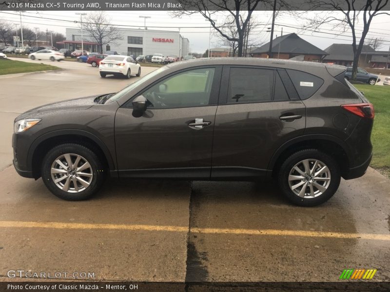 Titanium Flash Mica / Black 2016 Mazda CX-5 Touring AWD