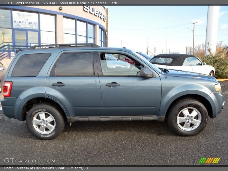 Steel Blue Metallic / Charcoal Black 2010 Ford Escape XLT V6 4WD