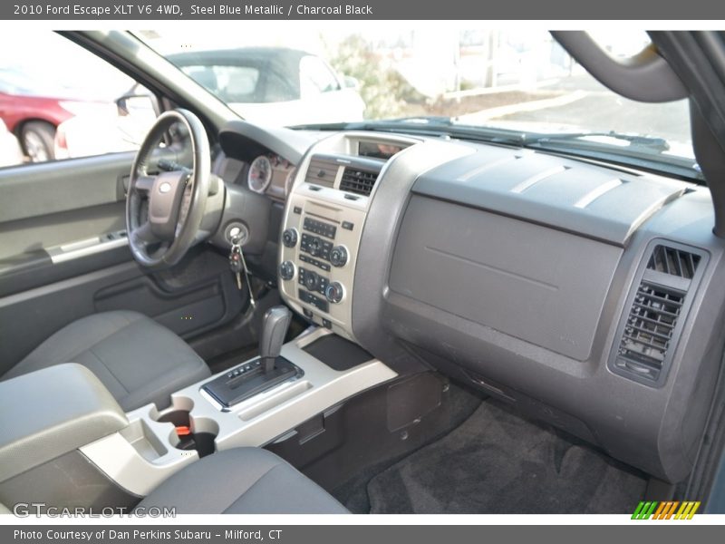 Steel Blue Metallic / Charcoal Black 2010 Ford Escape XLT V6 4WD