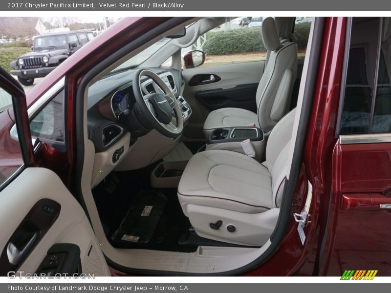 Velvet Red Pearl / Black/Alloy 2017 Chrysler Pacifica Limited