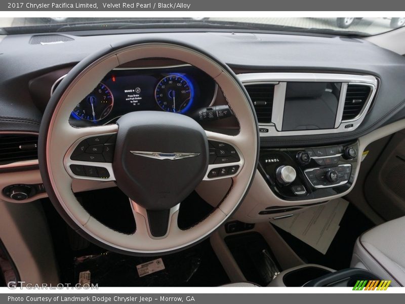 Velvet Red Pearl / Black/Alloy 2017 Chrysler Pacifica Limited
