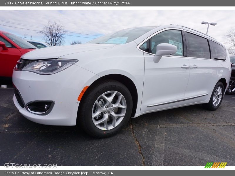 Bright White / Cognac/Alloy/Toffee 2017 Chrysler Pacifica Touring L Plus