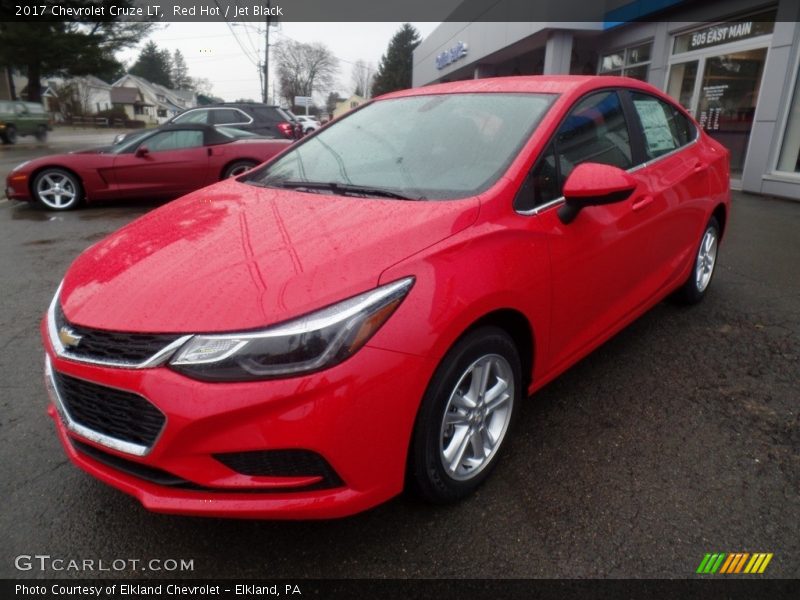 Red Hot / Jet Black 2017 Chevrolet Cruze LT