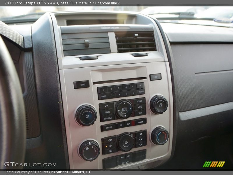 Steel Blue Metallic / Charcoal Black 2010 Ford Escape XLT V6 4WD