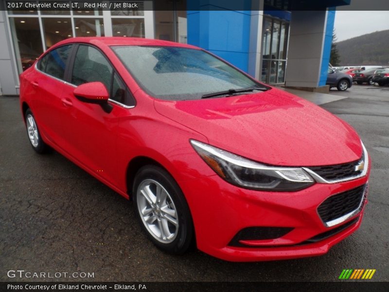 Red Hot / Jet Black 2017 Chevrolet Cruze LT