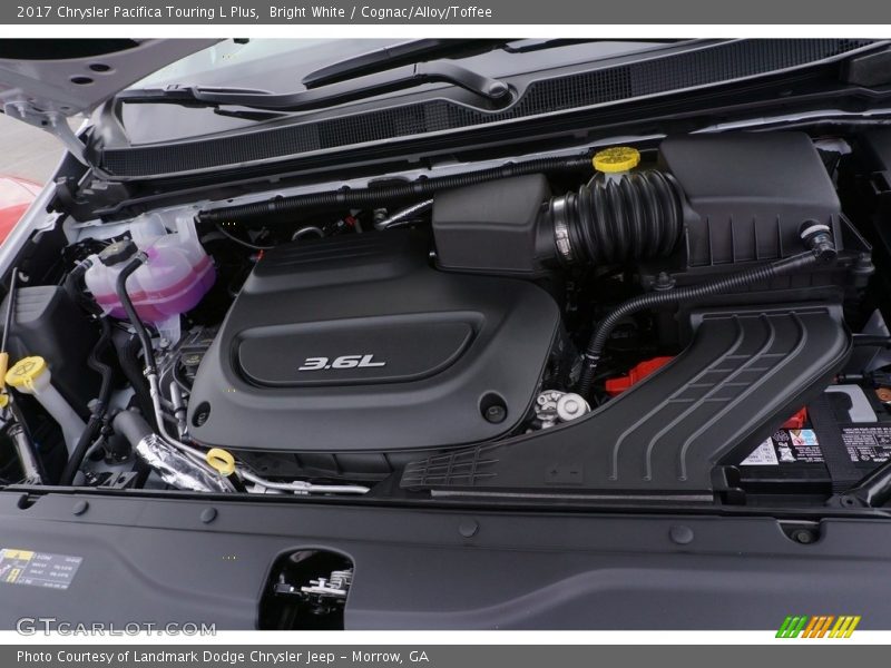 Bright White / Cognac/Alloy/Toffee 2017 Chrysler Pacifica Touring L Plus