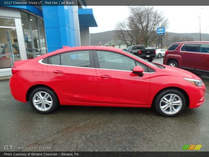 Red Hot / Jet Black 2017 Chevrolet Cruze LT