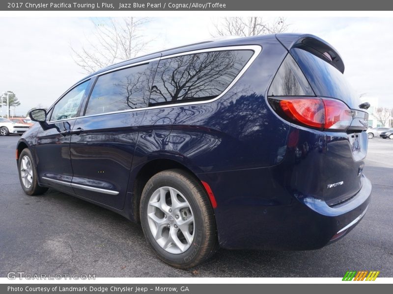 Jazz Blue Pearl / Cognac/Alloy/Toffee 2017 Chrysler Pacifica Touring L Plus