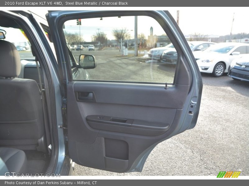 Steel Blue Metallic / Charcoal Black 2010 Ford Escape XLT V6 4WD