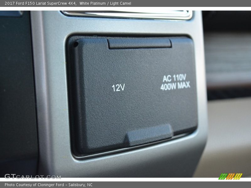 White Platinum / Light Camel 2017 Ford F150 Lariat SuperCrew 4X4