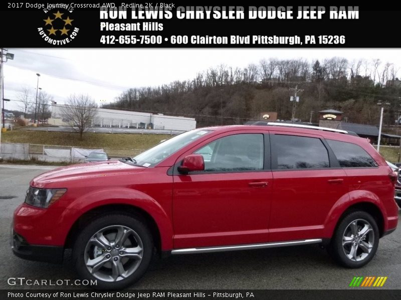Redline 2K / Black 2017 Dodge Journey Crossroad AWD