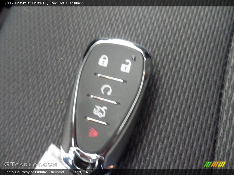 Red Hot / Jet Black 2017 Chevrolet Cruze LT