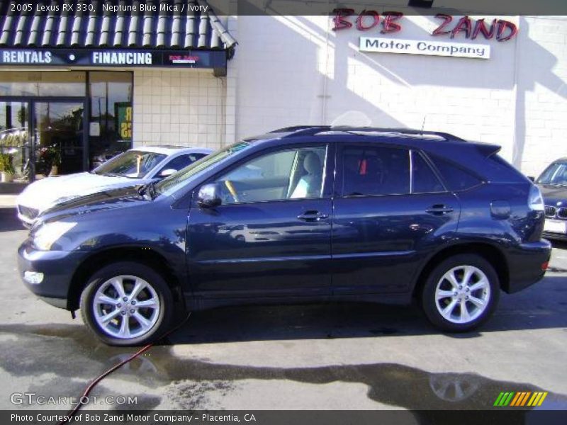 Neptune Blue Mica / Ivory 2005 Lexus RX 330