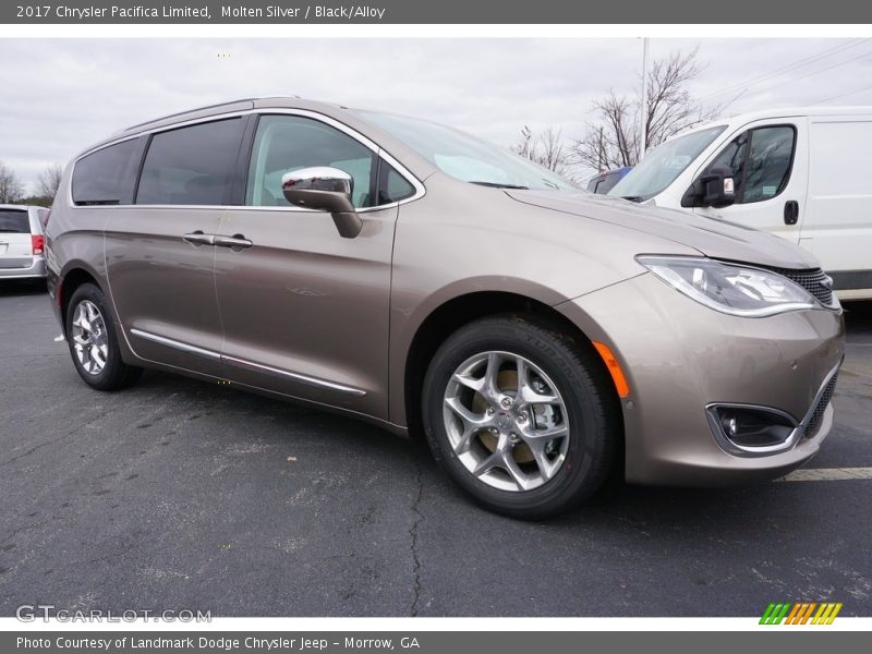 Molten Silver / Black/Alloy 2017 Chrysler Pacifica Limited